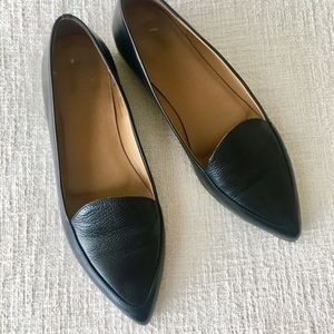 Everlane Modern Point Leather Flats
